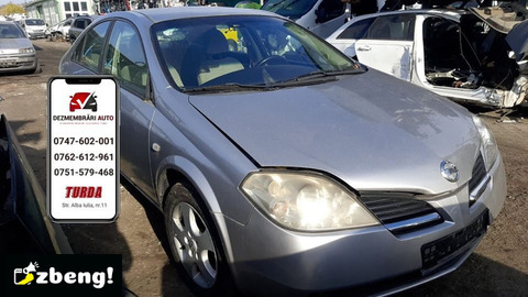 Dezmembrăm Nissan Primera, 1.6 Benzina COD OG16, Euro 4, an 2005