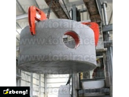 Dispozitive de ridicare din lant cu clesti pentru tuburi de beton