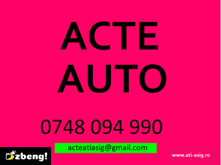 ACTE AUTO - TRADUCERI - ASIGURARI