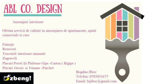 Servici de Amenajari interioare - ABL co. DESIGN