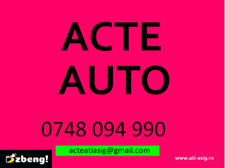 ACTE AUTO - TRADUCERI - ASIGURARI